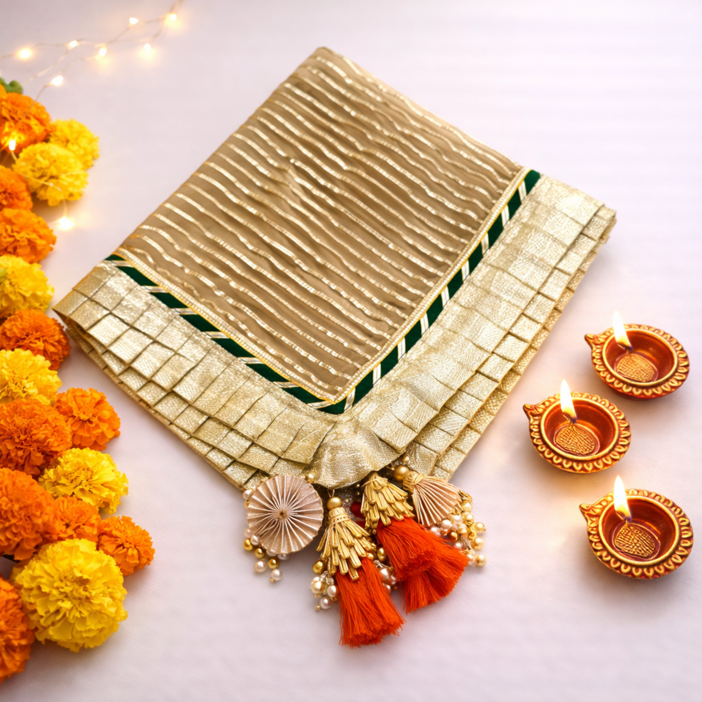 Traditional Pooja Thali Covers with Elegant Finish