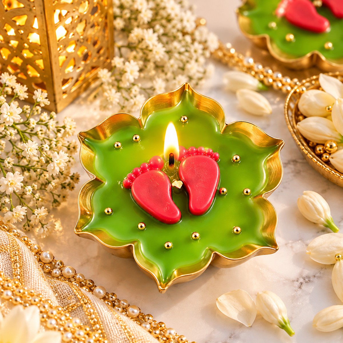 Diwali Special Laxmi Charan Candle