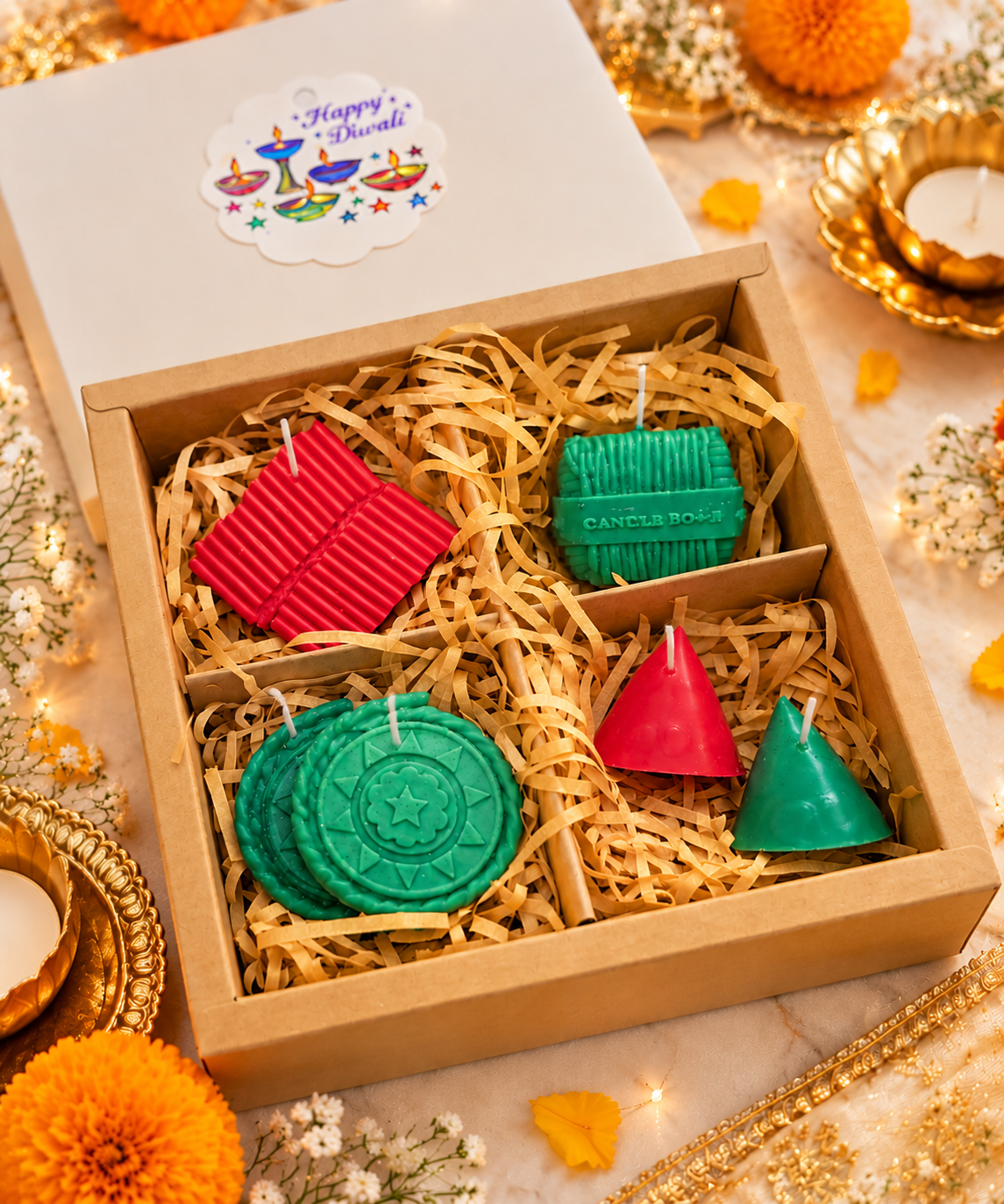 Diwali Candle Gift Set