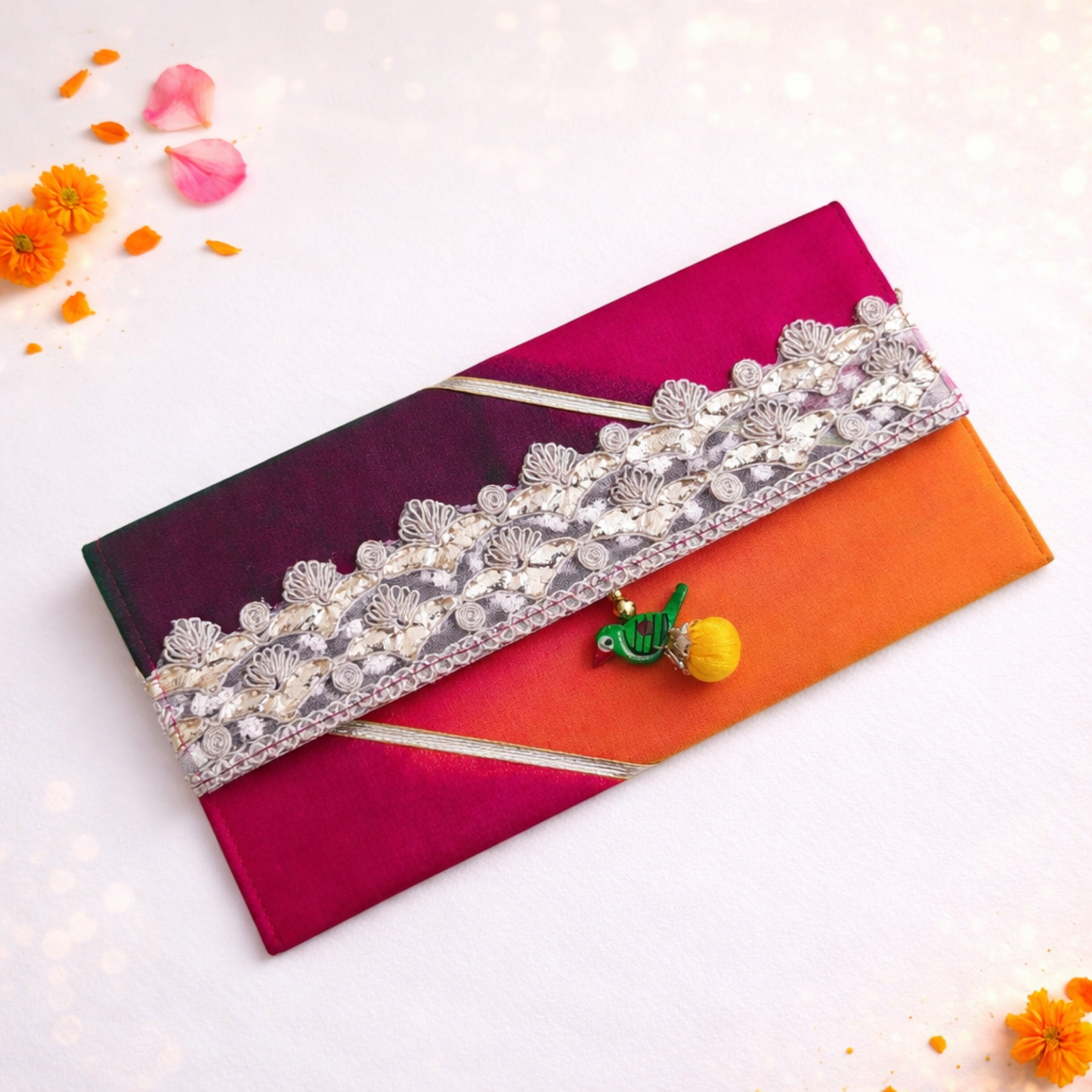 Traditional Indian Gota Patti Envelope – Sagan Envelope UAE