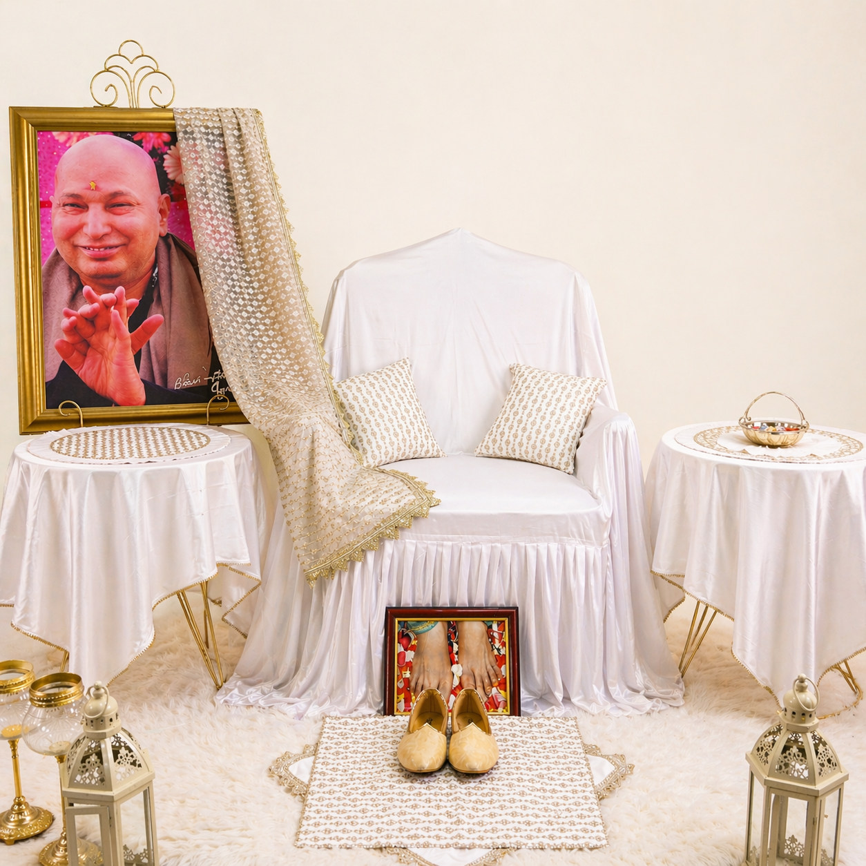 Premium Guruji Chola Set (12 Pieces) – Complete Seva Gift Collection