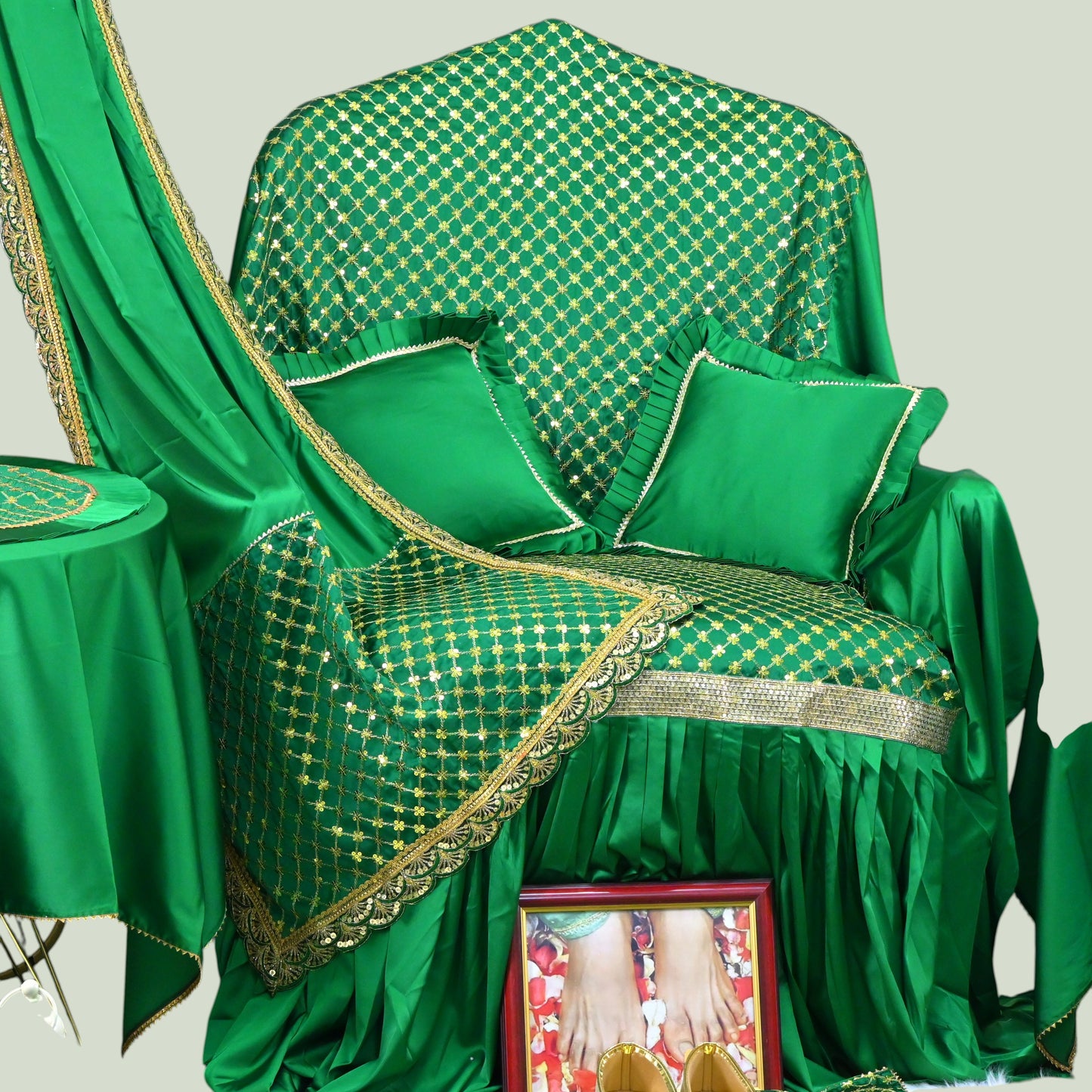 Premium Guruji Chola Set (12 Pieces) – Complete Seva Gift Collection