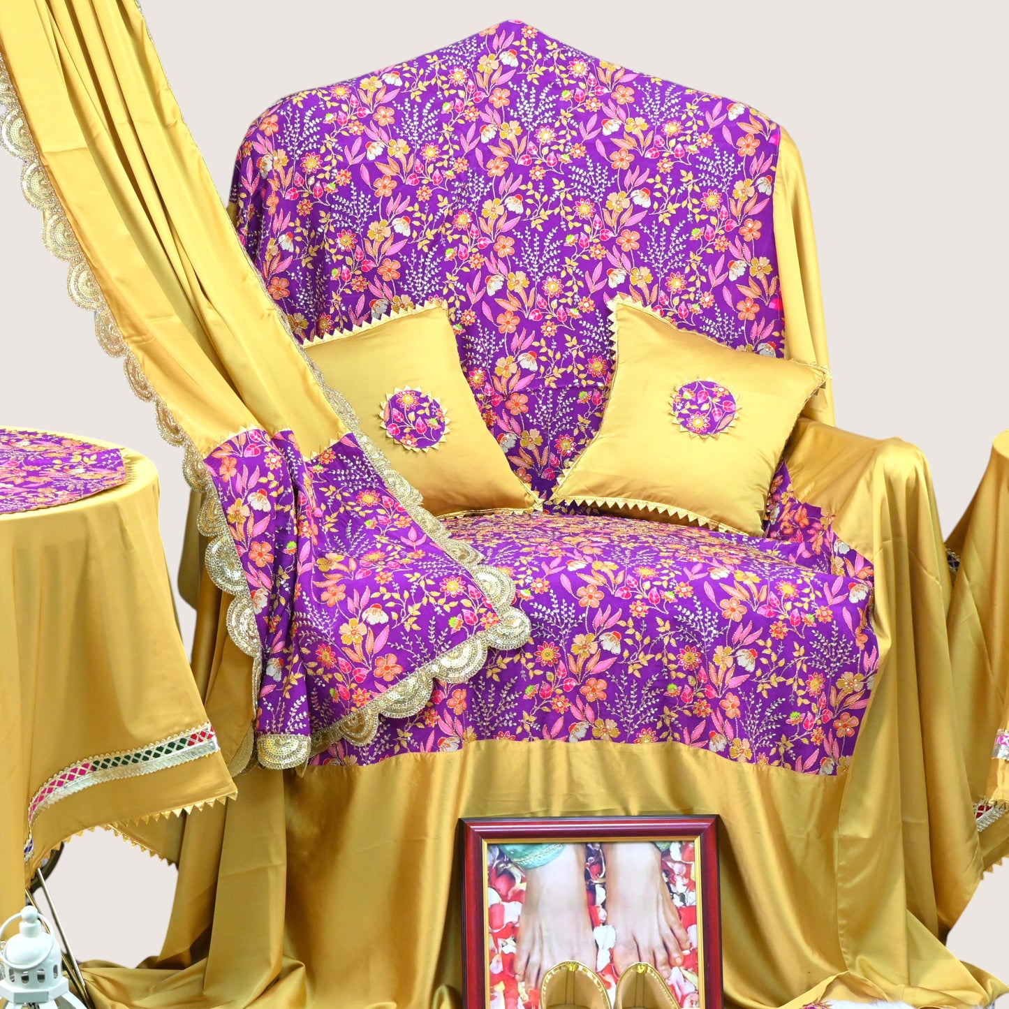 Premium Guruji Chola Set (12 Pieces) – Complete Seva Gift Collection