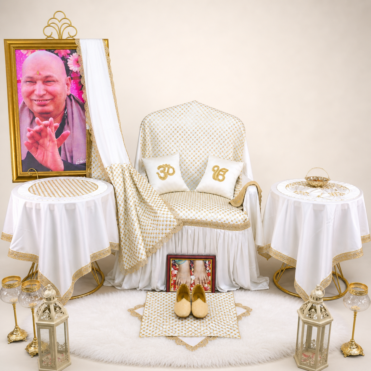 Premium Guruji Chola Set (12 Pieces) – Complete Seva Gift Collection