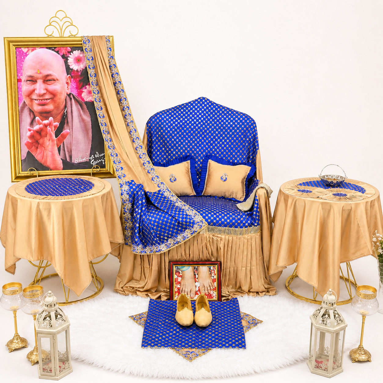 Premium Guruji Chola Set (12 Pieces) – Complete Seva Gift Collection