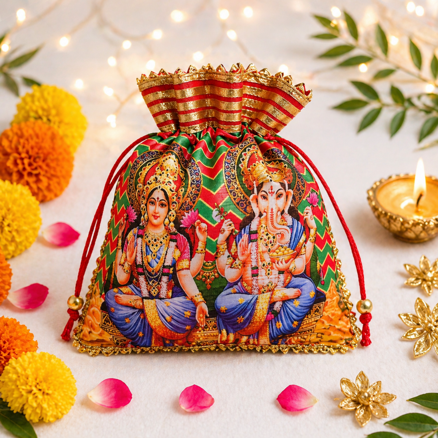 Lakshmi Ganpati Gifting Potli