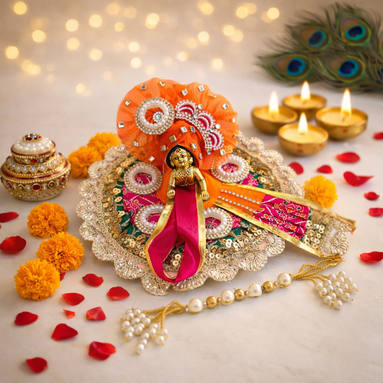 Janmashtami Collection – Krishna Dresses, Laddu Gopal Outfits & Pooja Essentials
