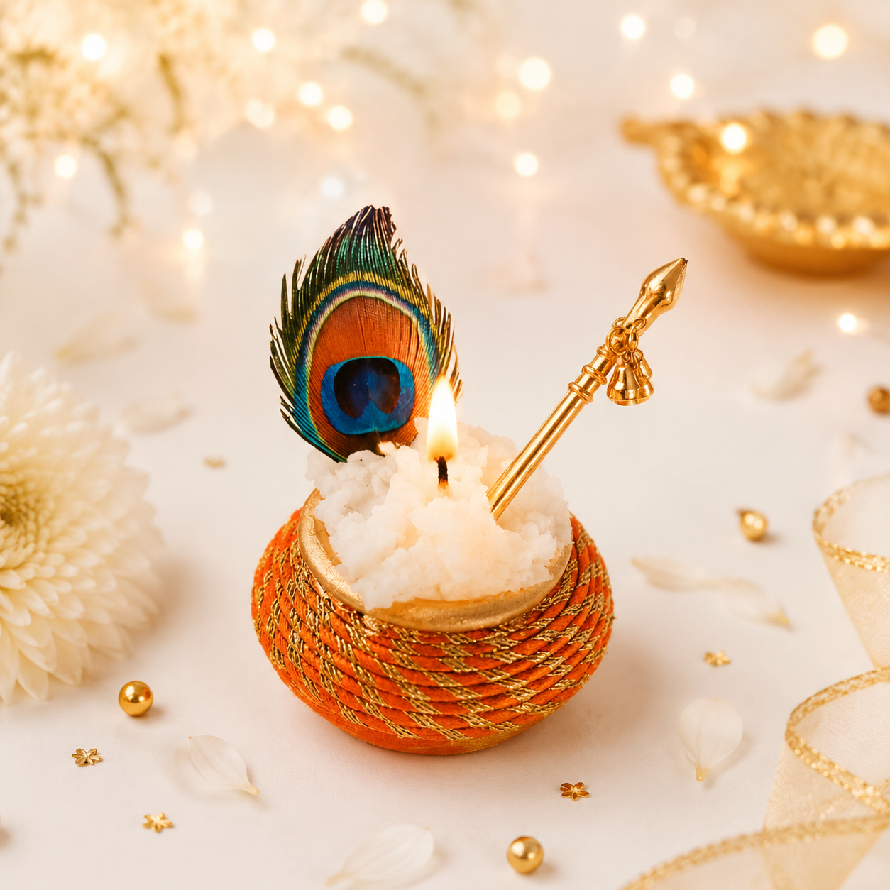 Makhan Chor Candle | Janmashtami Special Krishna Candle