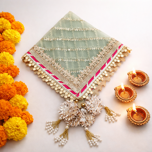 High-Quality Decorative Thaal Covers for Ritual Use