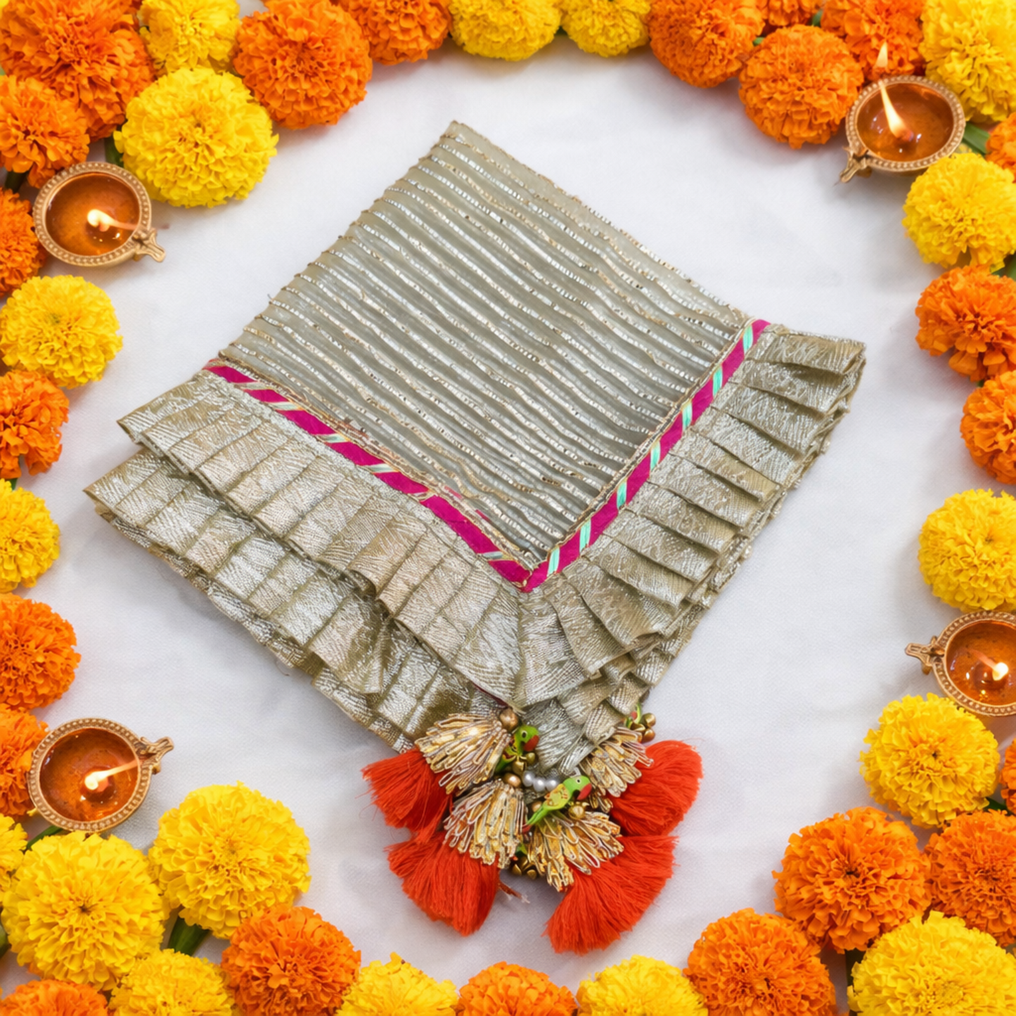 Thaal Cover Thaal Posh Net Fabric