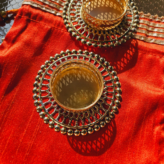 Festive Tea Light Diya Set of 2