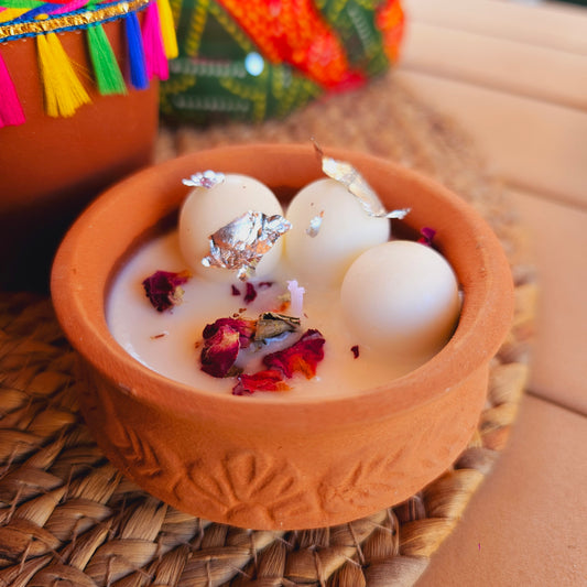 Rasmalai Candle
