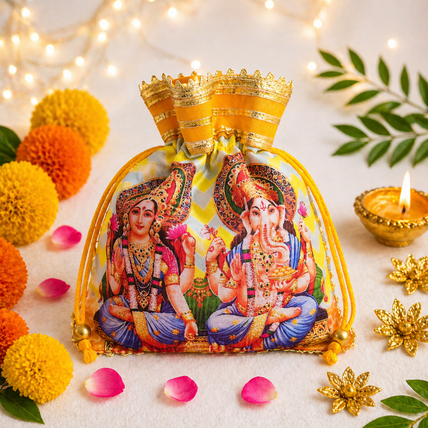 Lakshmi Ganpati Gifting Potli