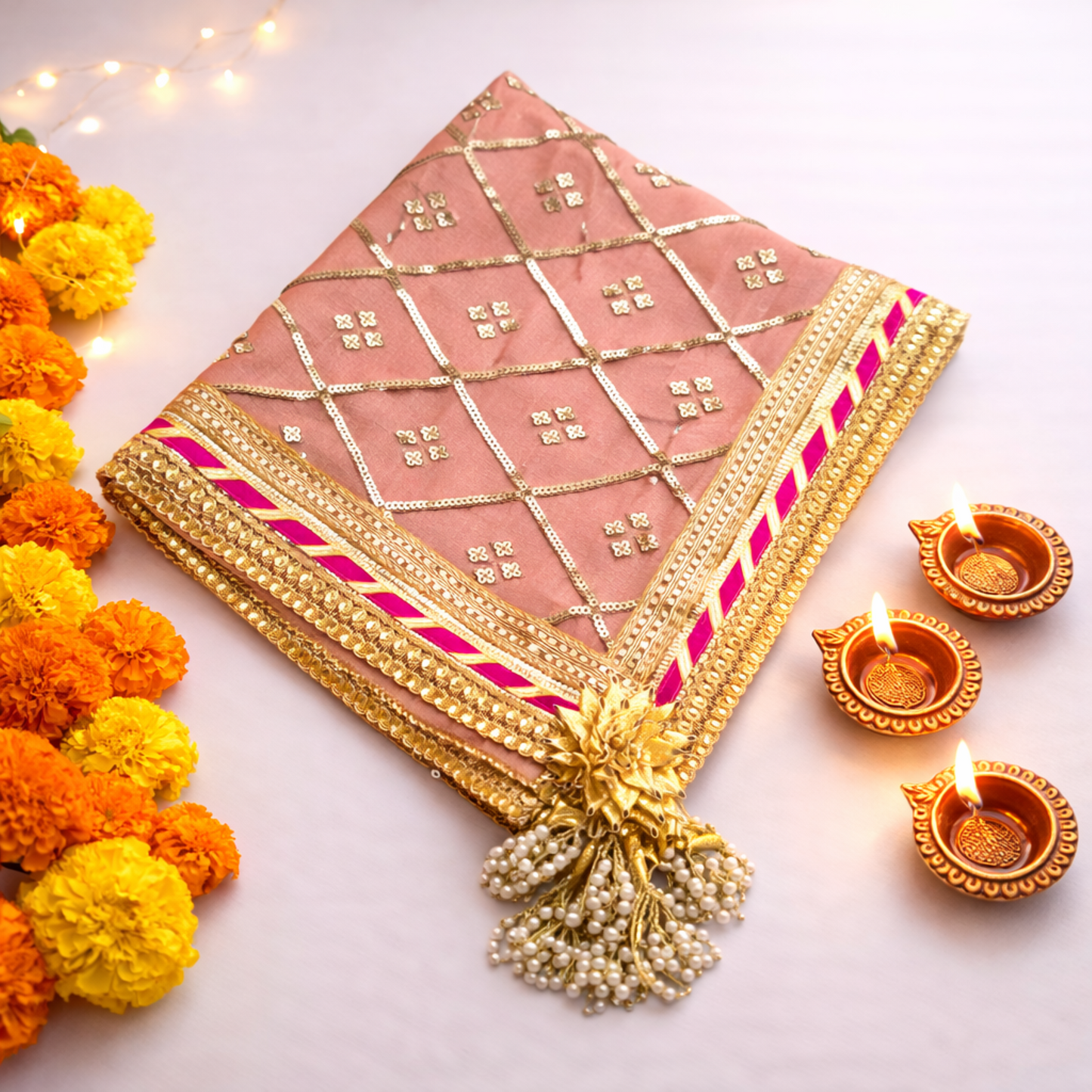 Festive Thaal Covers for Diwali & Navratri Decor