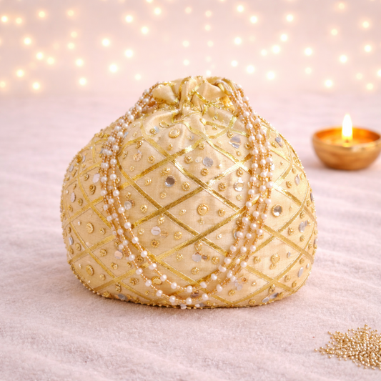 Gota Gifting Potli Gold