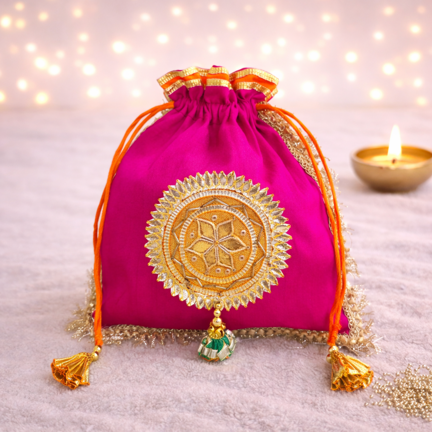 Gota Potli Gifting Bag Pink