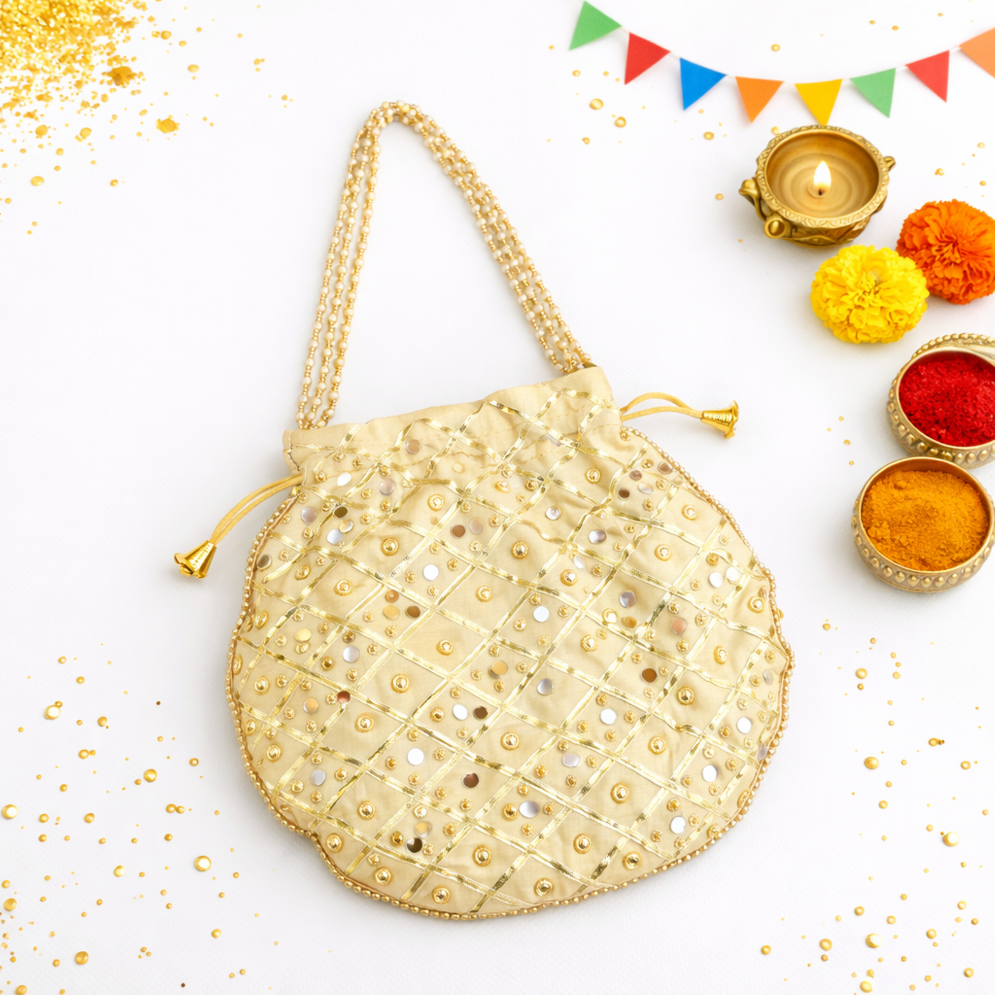 Gota Gifting Potli Gold