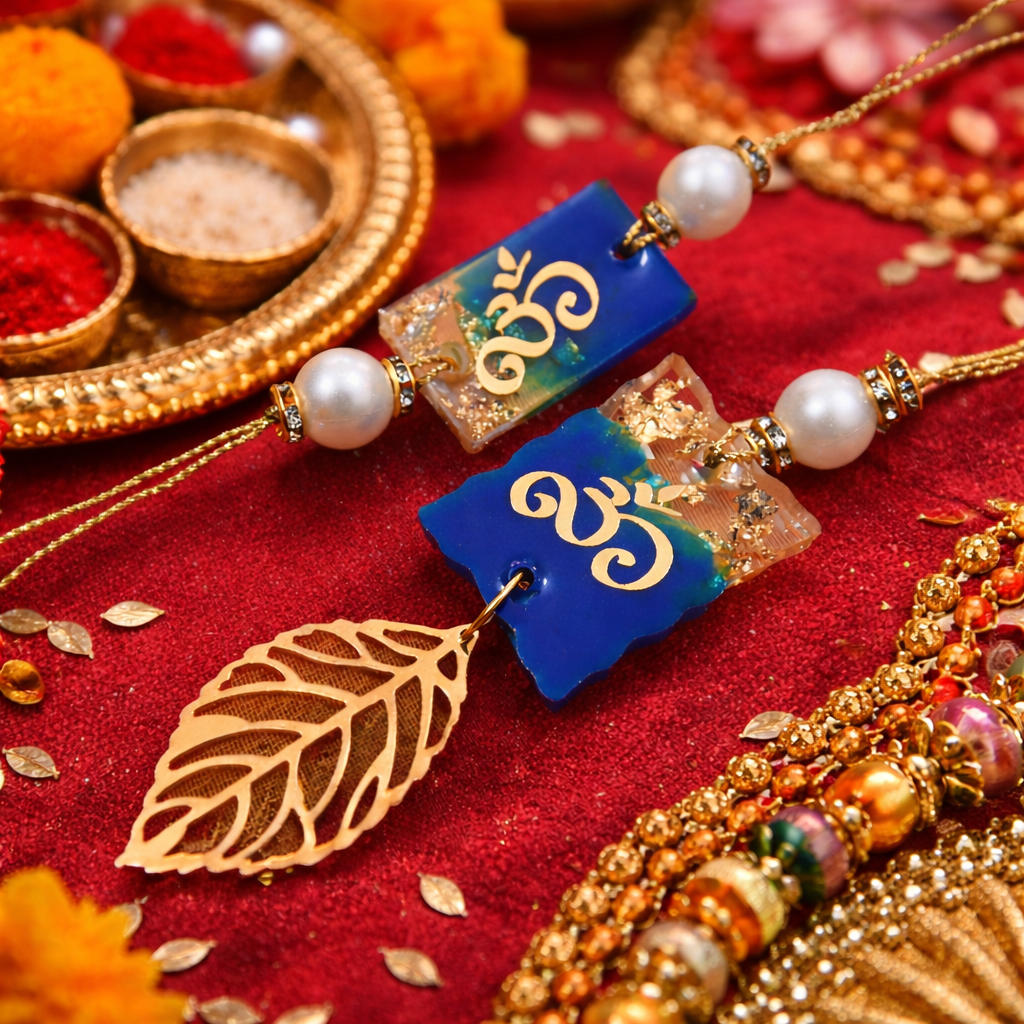 Bhaiya Bhabhi Rakhi Lumba Set