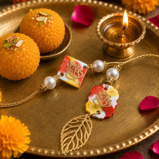 Bhaiya Bhabhi Rakhi Lumba Set