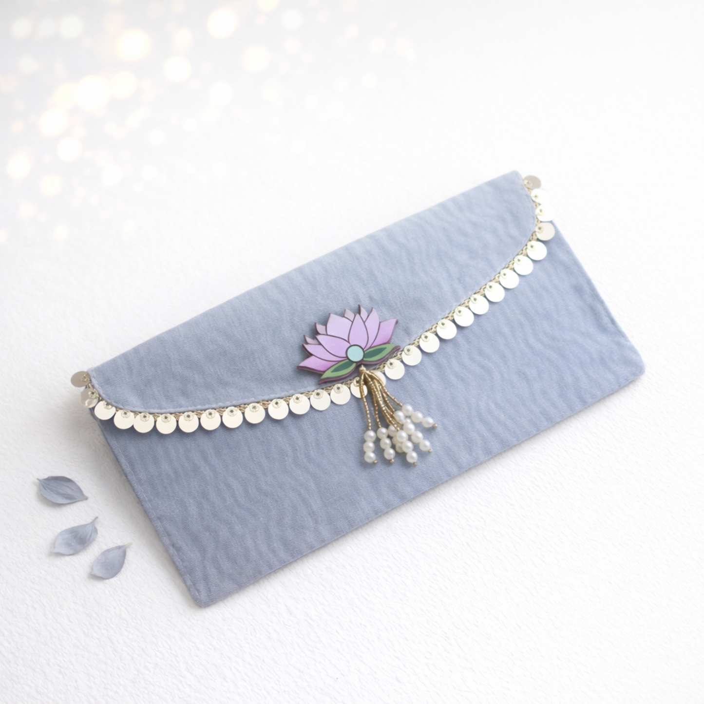 Designer Net Fabric Envelope