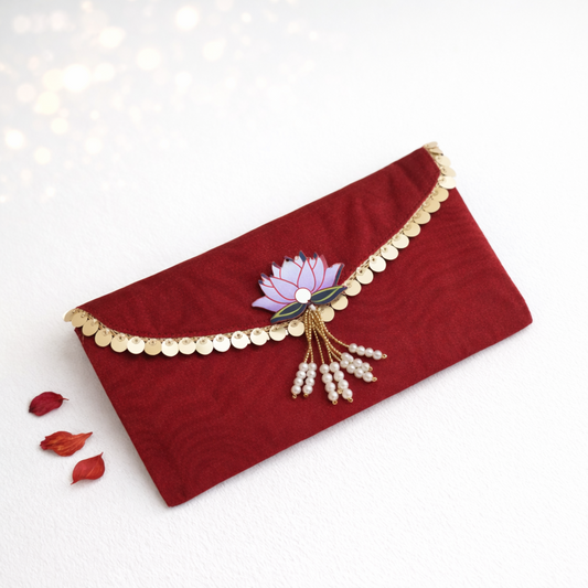 Designer Net Sagan Envelope – Stylish Wedding Favor & Return Gift UAE
