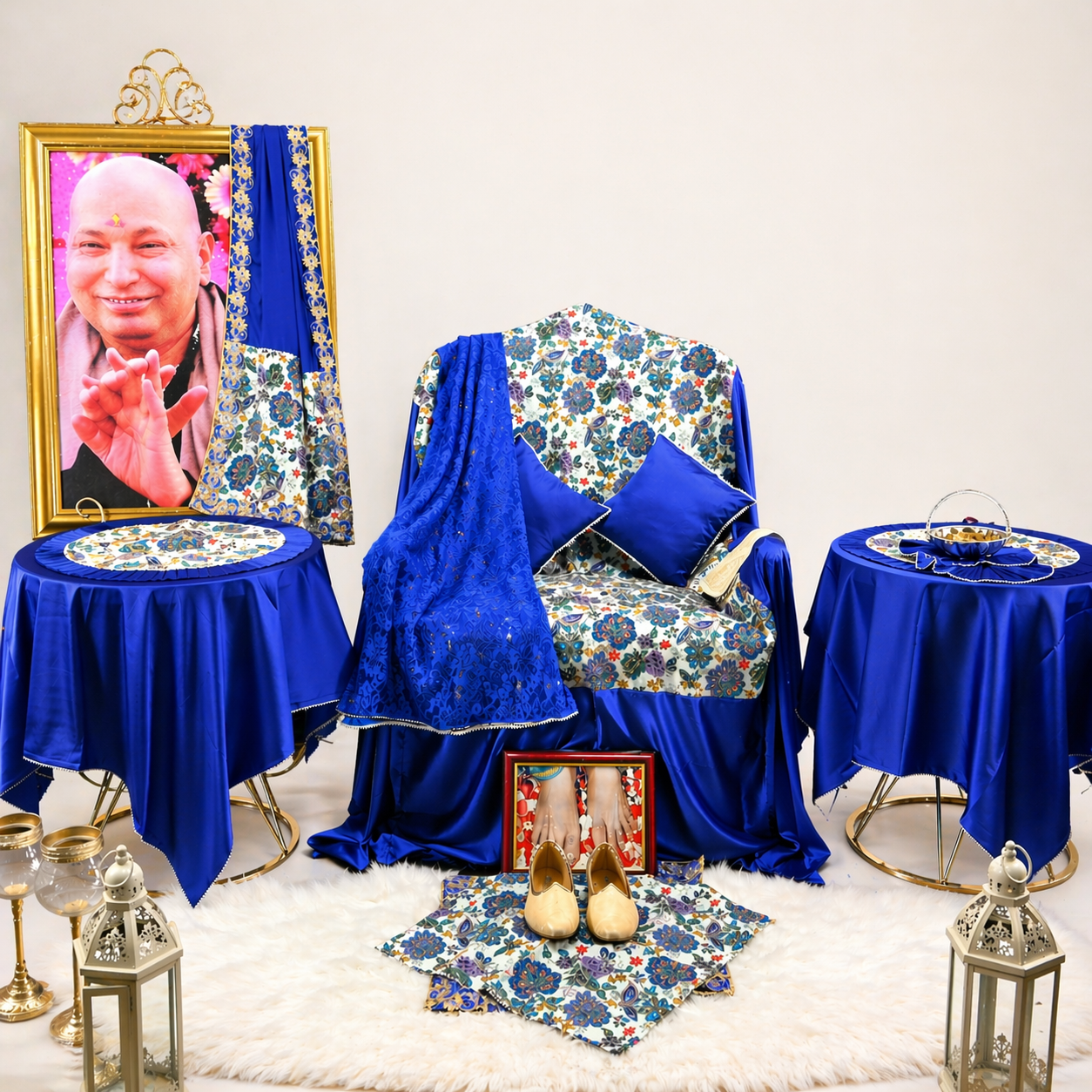 Premium Guruji Chola Set (13 Pieces) – Complete Seva Gift Collection