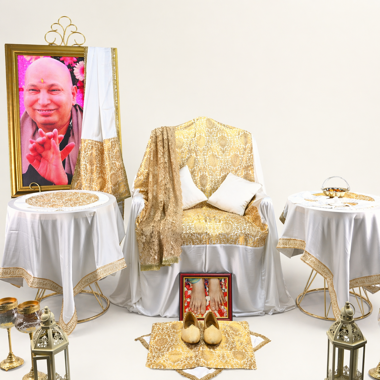 Premium Guruji Chola Set (13 Pieces) – Complete Seva Gift Collection