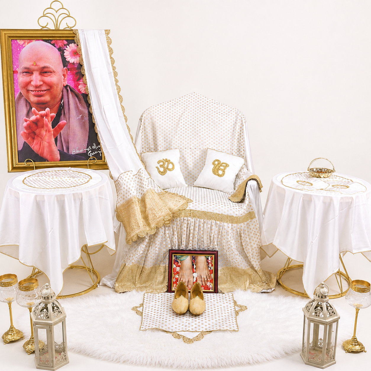 Premium Guruji Chola Set (12 Pieces) – Complete Seva Gift Collection
