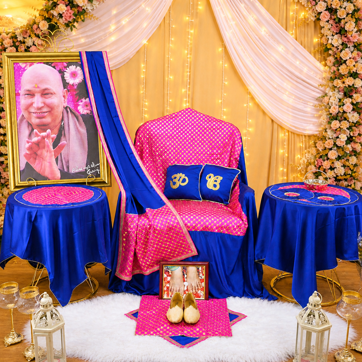Premium Guruji Chola Set (12 Pieces) – Complete Seva Gift Collection