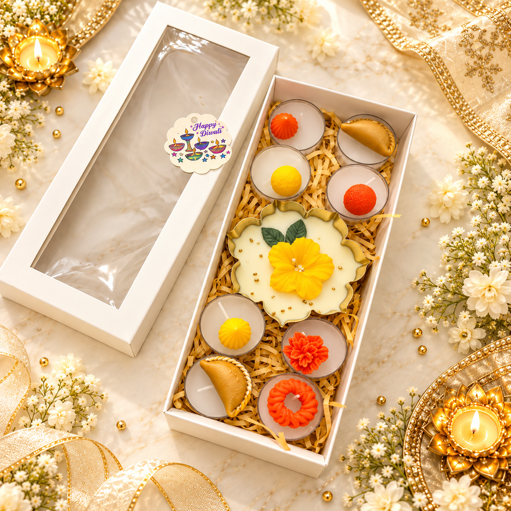 Mithai Candle Gift Box | Luxury Festive Hamper