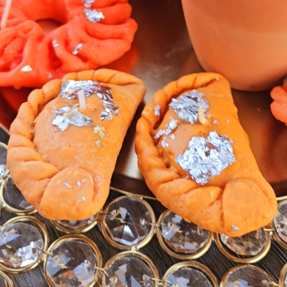 Traditional Gujiya Candle