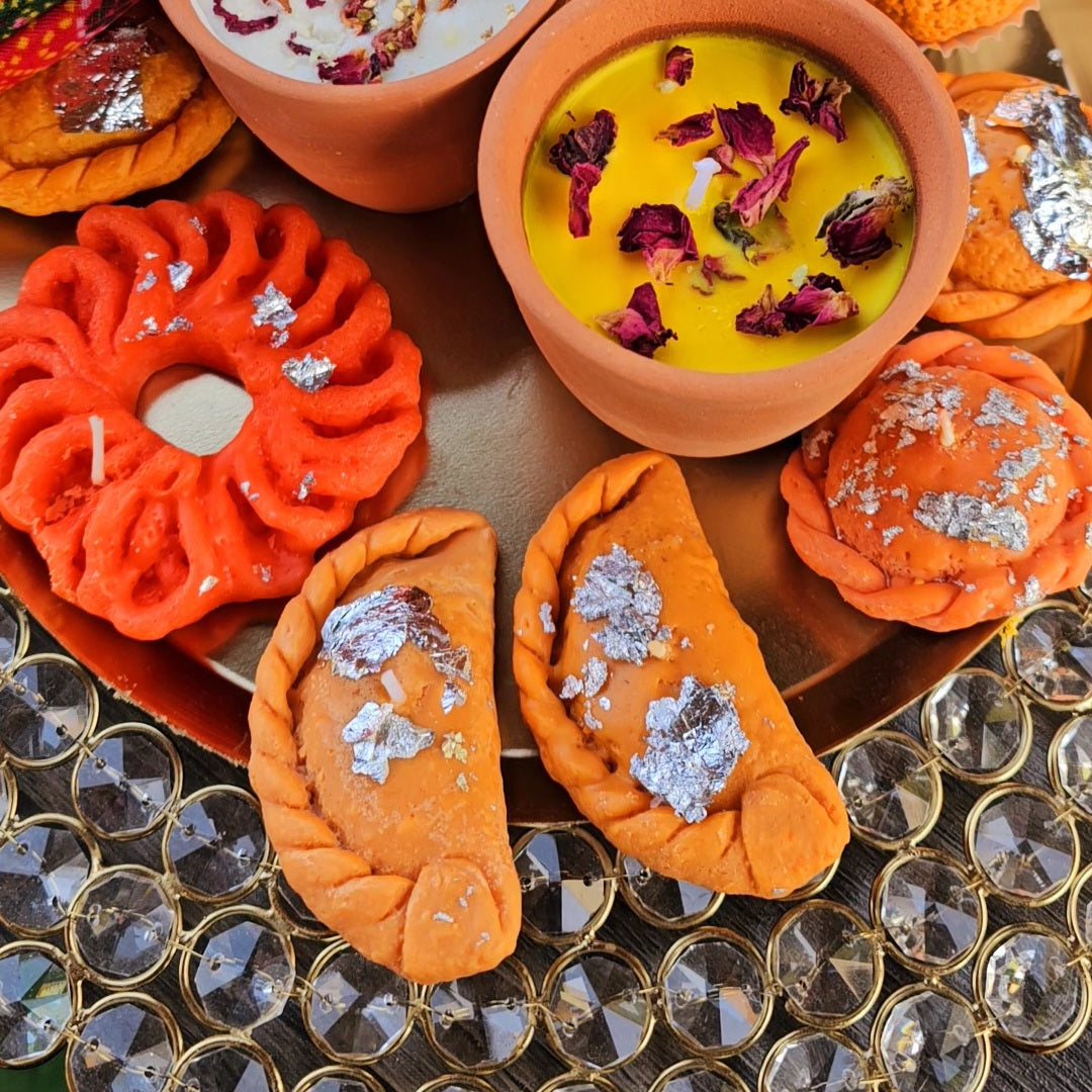 Traditional Gujiya Candle