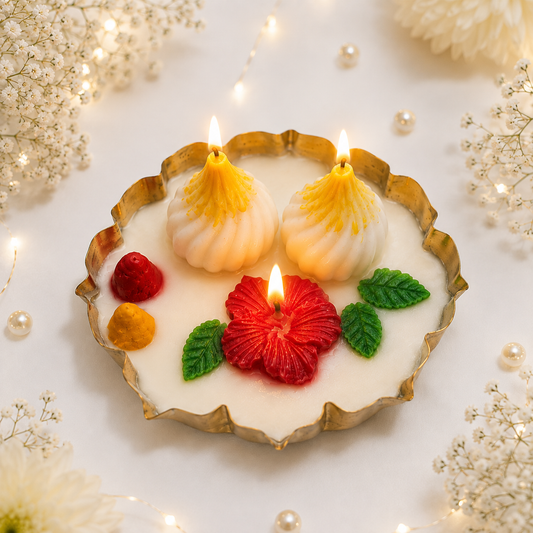 Shubh Pooja Urli Candle – 5.5 Inch